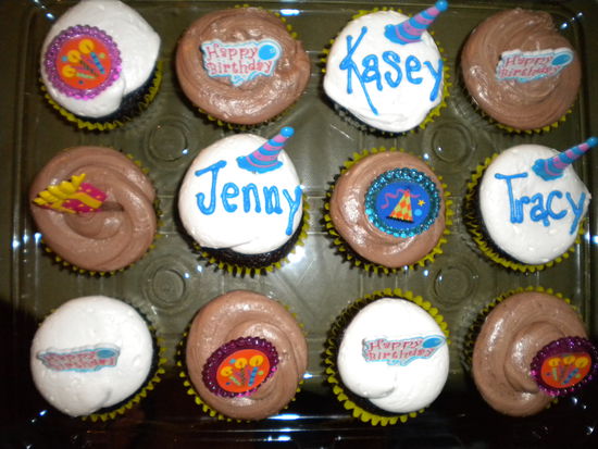 our cupcakes.....