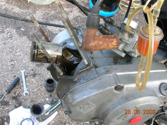 Nach 2 Stunden Fahrt, bereits eine OP am "offenen Herzen".