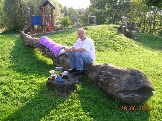 Frühstück, fast wie im Grand Hotel.