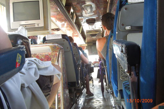 War zwar nicht wirklich bequem, aber dafür günstig und für die kurze Reisezeit völlig ok!!