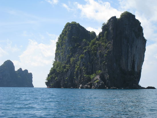Auf der linken Seite kann man beim schnorcheln Nemo mit Nachwuchs finden.