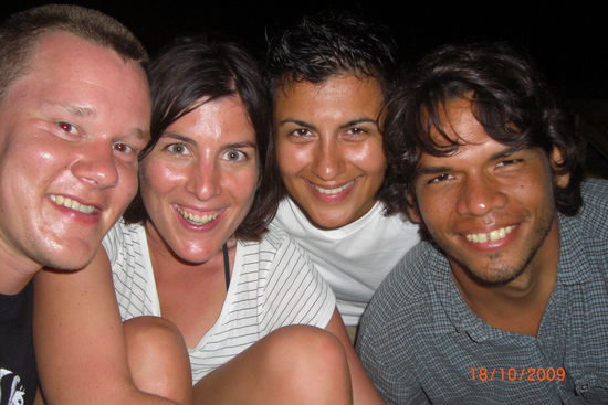 Wir hatten echt Spaß und haben uns versucht auf deutsch, englisch und ein bisschen auf spanisch zu unterhalten. Sehr lustig!