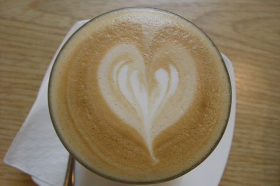Ein mit Liebe gemachter Latte! In Memories to You 