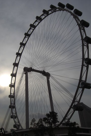Das Riesenrad direkt an der Formel1 Strecke!