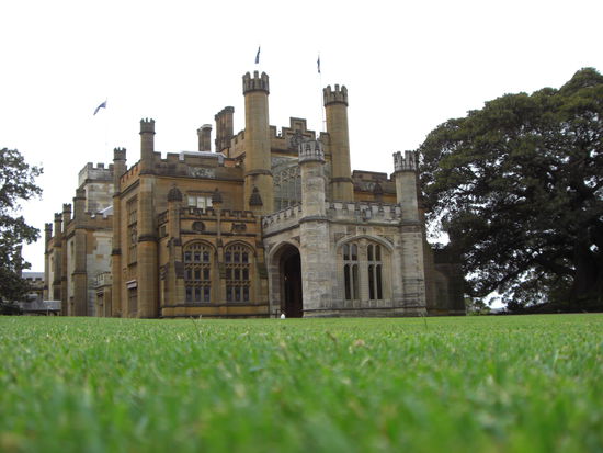 Das Government house im botanischen Garten!