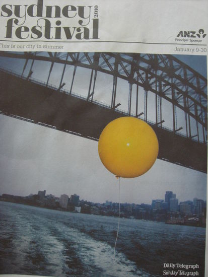 Mal schauen was der Januar in Sydney so bereit hält, denn ab dem 9. startet hier das Sydney Festival, das eine tolle Titelmelodie hat: The Middle East mit Blood (auf youtube zu finden)!