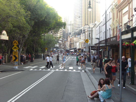 Autofreie Straßen in CBD laden zum verweilen ein!