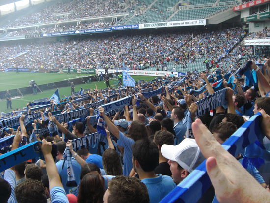 ... The Cove ist bereit zum unterstützen des Sydney FC ....