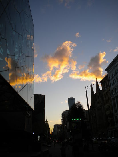 Sonnenuntergang in der Melbourner Innenstadt!