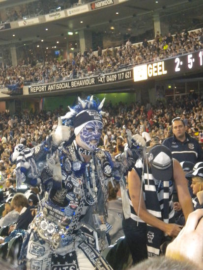 ... ein paar verrückte Fans gab es auch ....