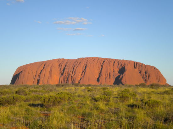 Der Ayers Rock ... wirklich beeindruckend und sogar der ...