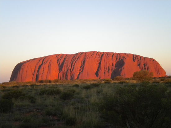 ... Farbwechsel ist beim Sonnenuntergang zu erkennen!