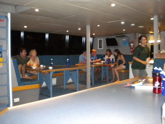 ... auch in der Yacht war sehr viel Platz zum chillen!!