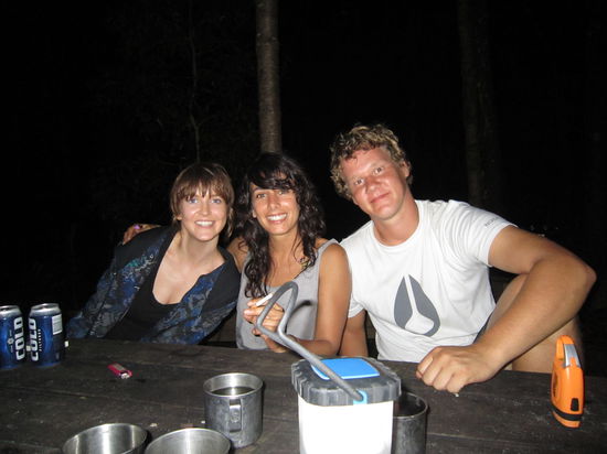 ... Murien (Irland), Fa (Frankreich) und ich ...