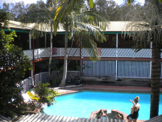 ... genau gegenüber war mein Zimmer ....