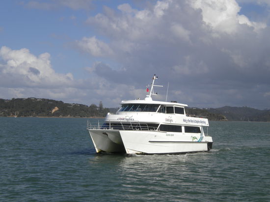 ... auf Bootstour in Paihia ...