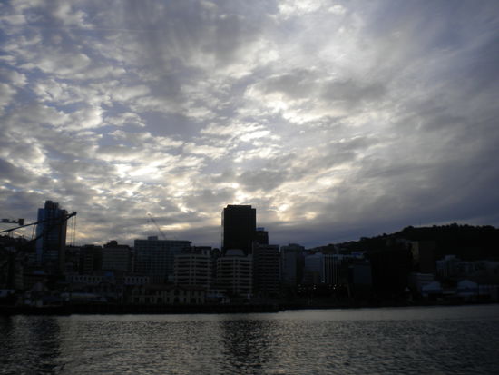 Wellington bei Wolken und Abendlicht!
