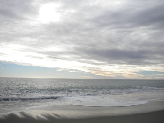 ... einsame Strände zum Greenstone sammeln ...
