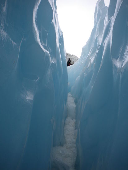 ... Willkommen im ewigen Eis, die blaue Farbe war echt erstaunlich ...
