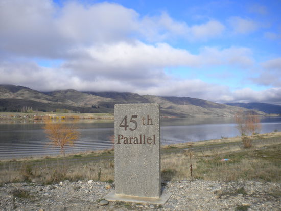 Und hier ging es dann wirklich Down Under ...