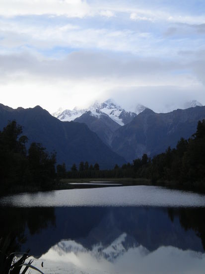 Nach dem Adreanalin pur einfach nur chillen am Spiegelsee mit Blick auf Mt. Cook! Ein dickes Grinsen war den ganzen Tag dabei!!