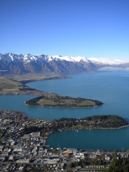 ... der den Blick auf Queenstown, den See und die Remarkables ermöglicht!!