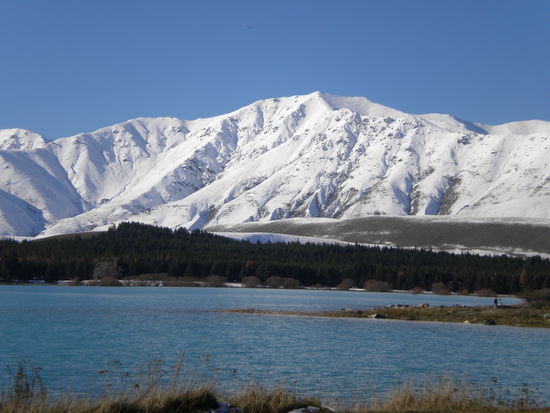 ... Lake Tekapo mit einem tollen Panorama!