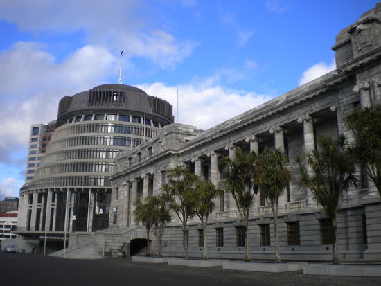 Hier das Parlament in Wellington!
