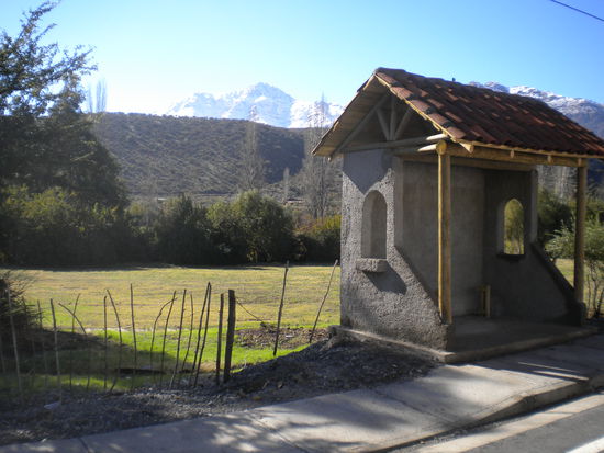 ... auf dem Weg nach Argentinien ... die Anden bei strahlenden Sonnenschein ...