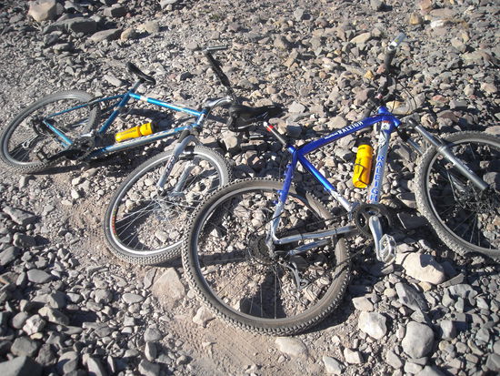 ... ach die Bikes brauchen mal eine Pause ...