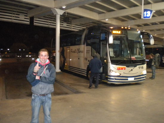 Jaja der Ross und sein "First Class" Bus ... war aber wirklich super ...