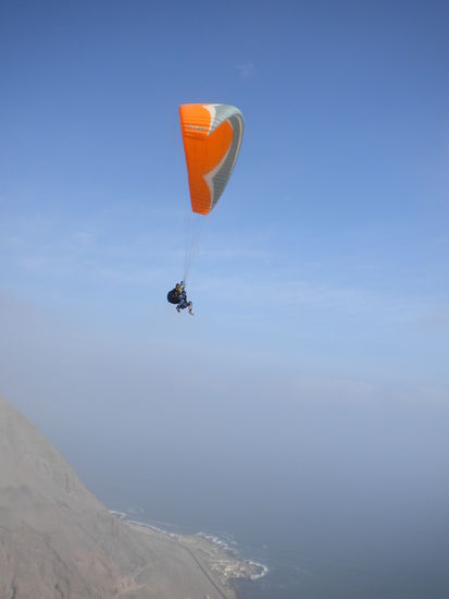 ... und da fliegt er der Ross hoch über der Küste ...