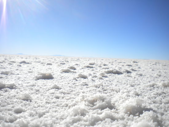 ... dies ist kein Schnee, dass ist Salz und das kilometerweit ...