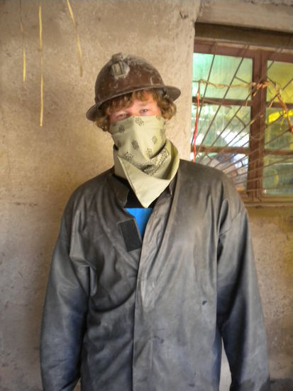 ... so ging es in die Minen ...