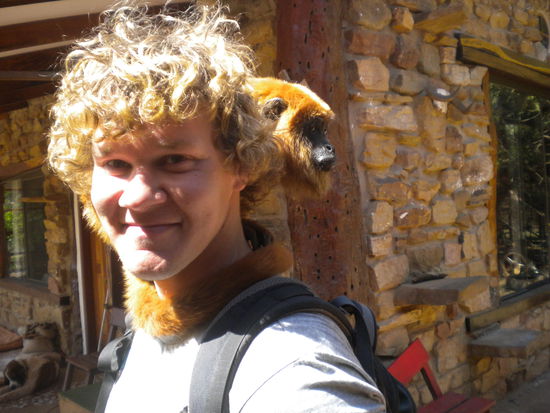 ... der wollte gar nicht mehr runter von meiner Schulter ...