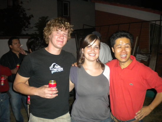 ... Spontanparty vom Bu mit Andrea und mir ...