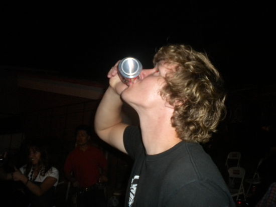 ... endlich auch mal wieder Dosenstechen, wenn auch unfreiwillig  ...