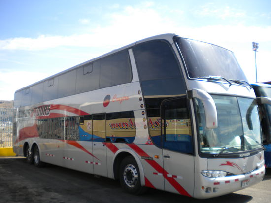 ... Mercedes durfte mich nach Cusco bringen ... toller Bus zu niedrigen Preisen ...