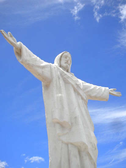 ... natürlich besitzt Cusco auch einen Jesus, der über die Stadt wacht ...