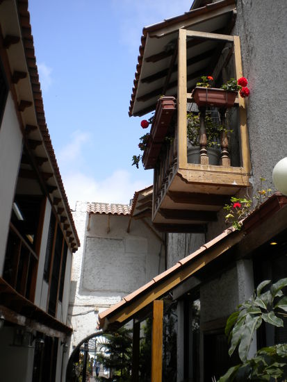 ... ein schöne Gasse in Miraflores ...