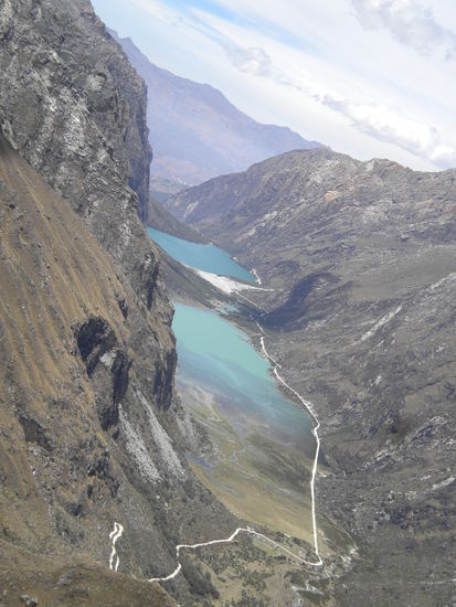 ... das weiße Band bildet die Straße  ...
