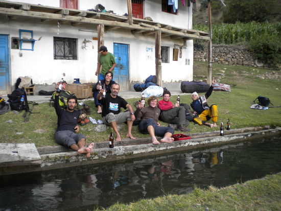 ... juhu, das Bier hat aber auch geschmeckt ....