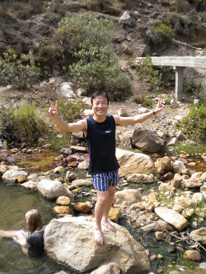 ... auch der Koreaner war happy ...