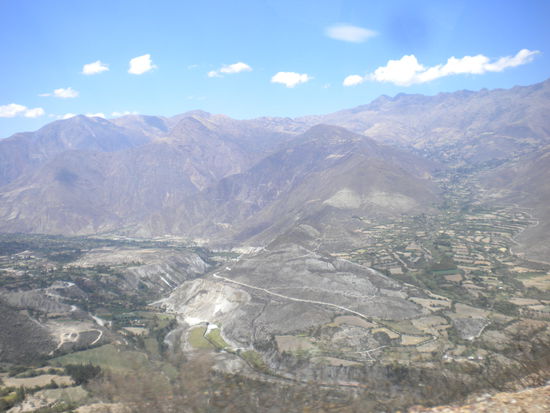 ... auf dem Weg nach Hause bekamen wir auch einen Blick auf die Cordillera Negra ...