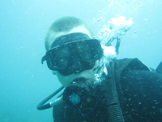 Na wer ist das? Jep ich bin das mit meiner Kampftaucherausrüstung!