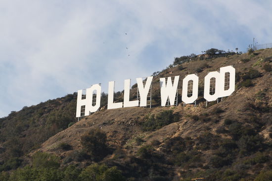 das Hollywood Sign ganz nah - schließlich sind wir fast hochgeklettert 