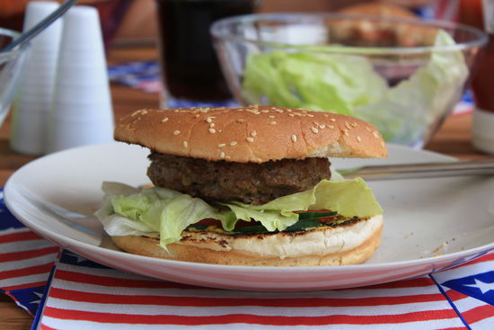 ein sehr sehr leckerer Special-Burger "Gintera"