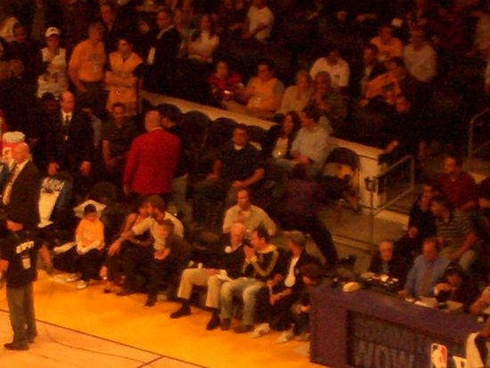 ein bißchen verschwommen, aber es ist David Beckham