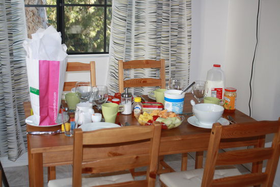 Geburtstagsfrühstück bei Andrea