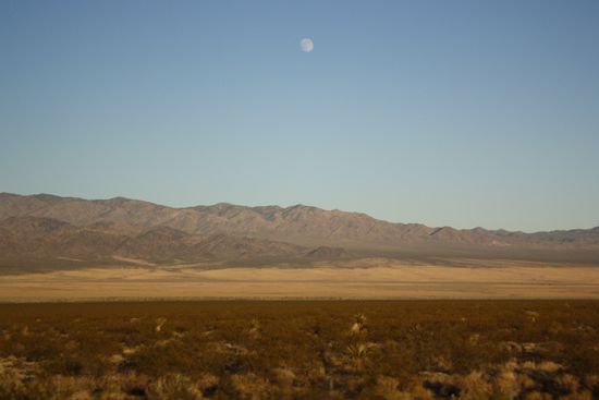 Landschaft auf dem Weg nach Las Vegas